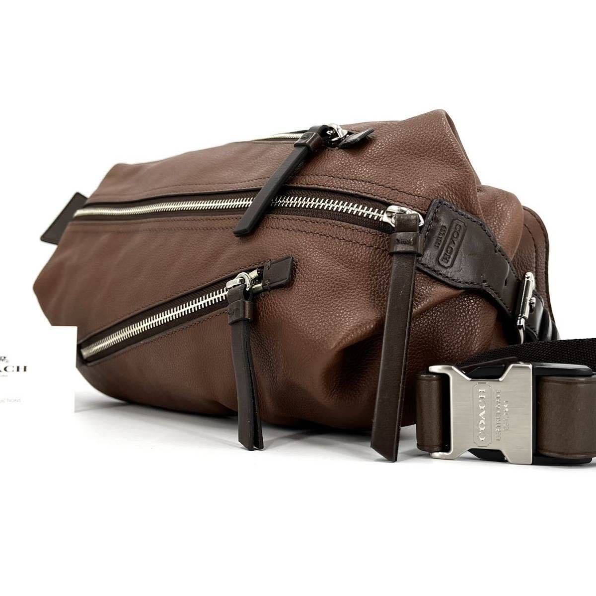 1円【 極美品 】COACH コーチ トンプソン ボディバッグ ワンショルダー