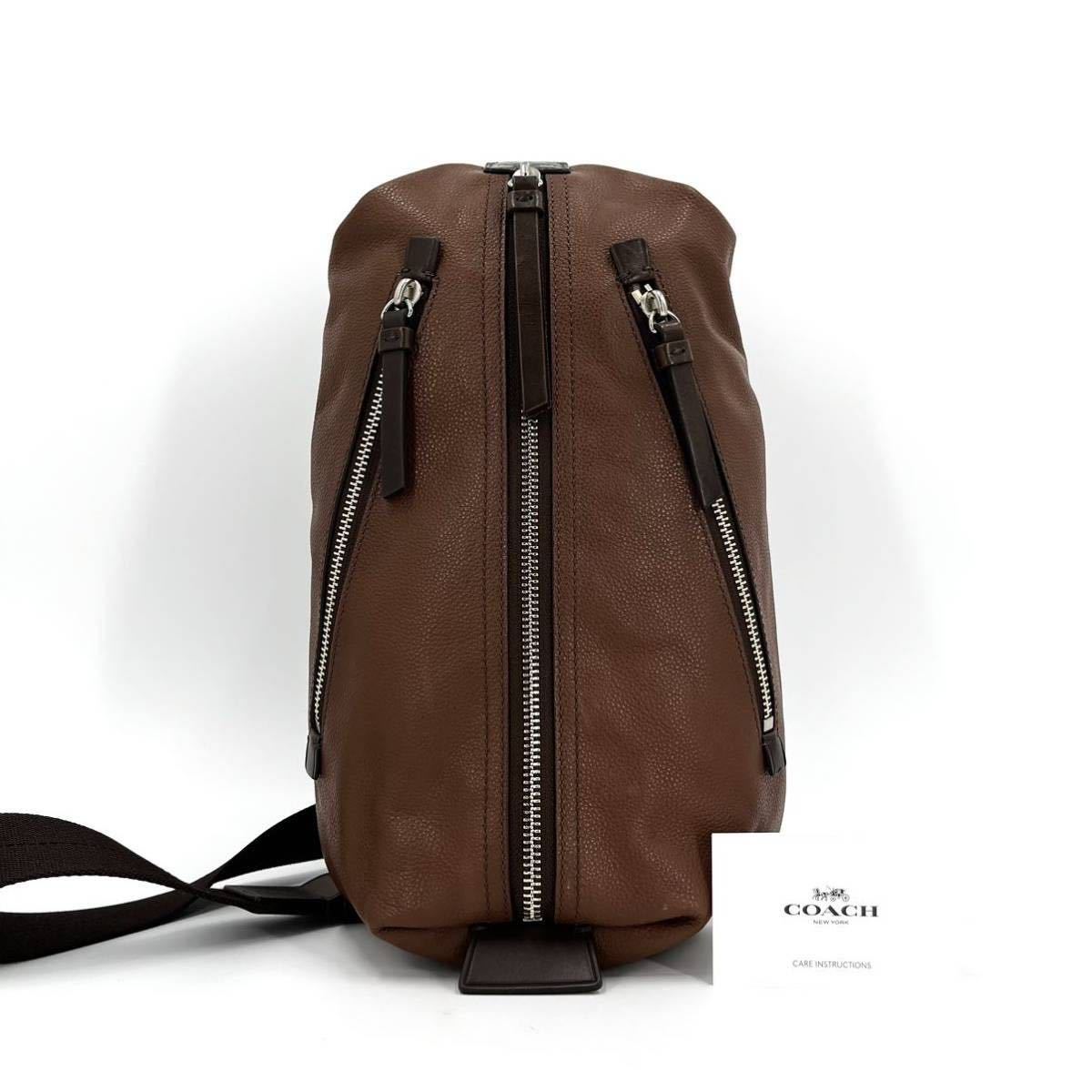 1円【 極美品 】COACH コーチ トンプソン ボディバッグ ワンショルダー