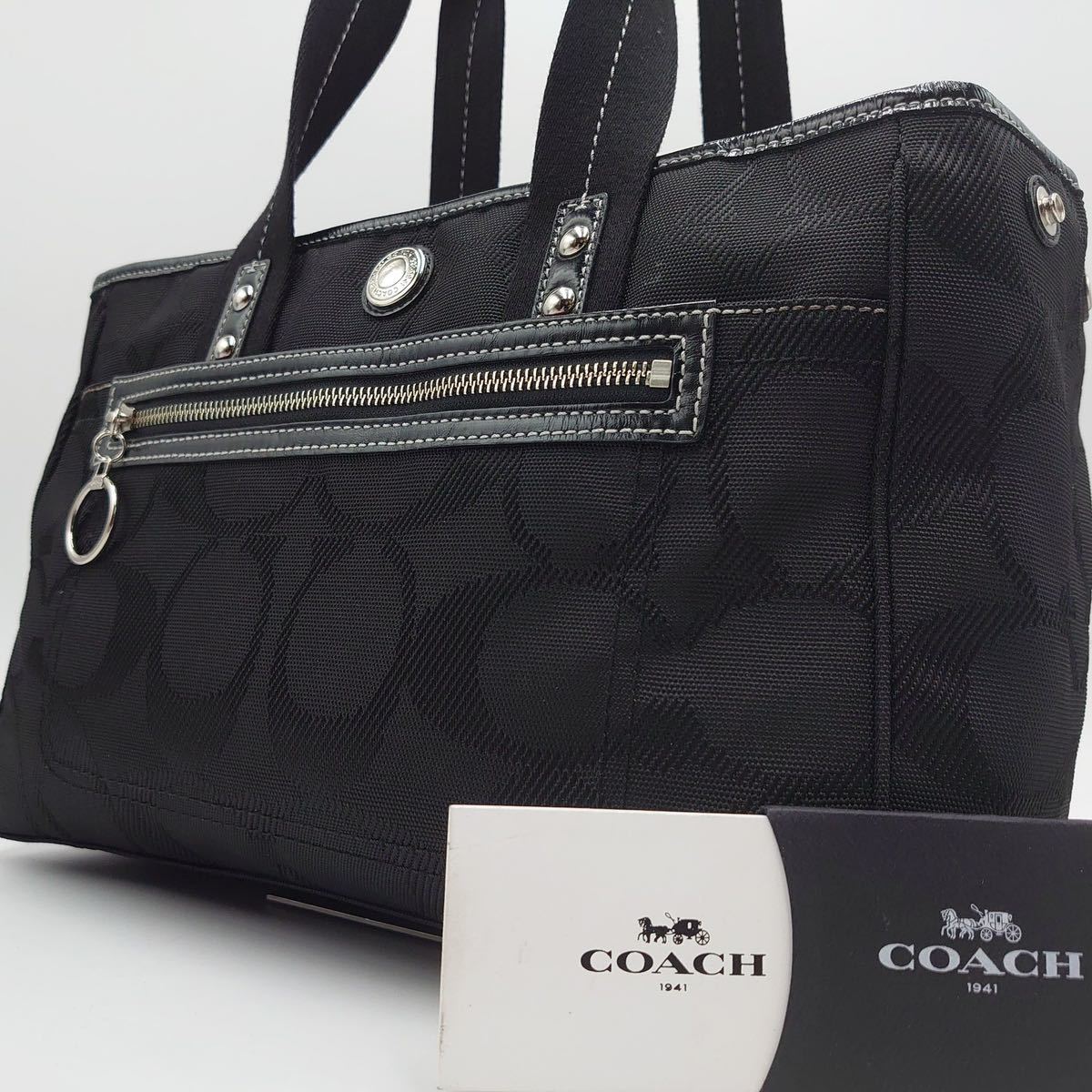 COACH コーチ レザー ホワイト 白 肩掛けショルダー トート バッグ