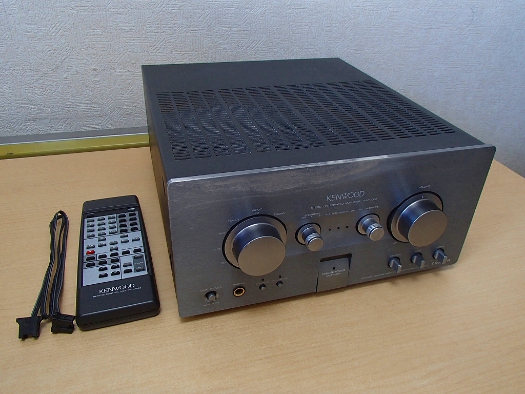 KENWOOD ケンウッド・KAF-7002 プリメインアンプ・純正リモコン