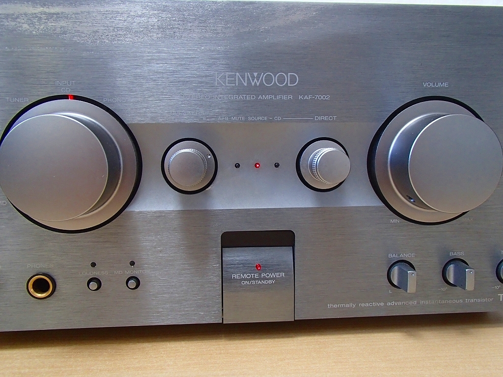 KENWOOD プリメインアンプ KAF-7002 本体　リモコン付き　現状渡し KENWOOD プリメインアンプ KAF-7002 本体 リモコン付き 現状渡し