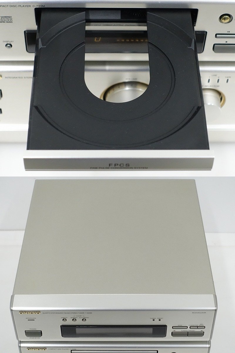 □□ONKYO T-422M/C-722M/A-922M FM/AMチューナー/CDプレーヤー