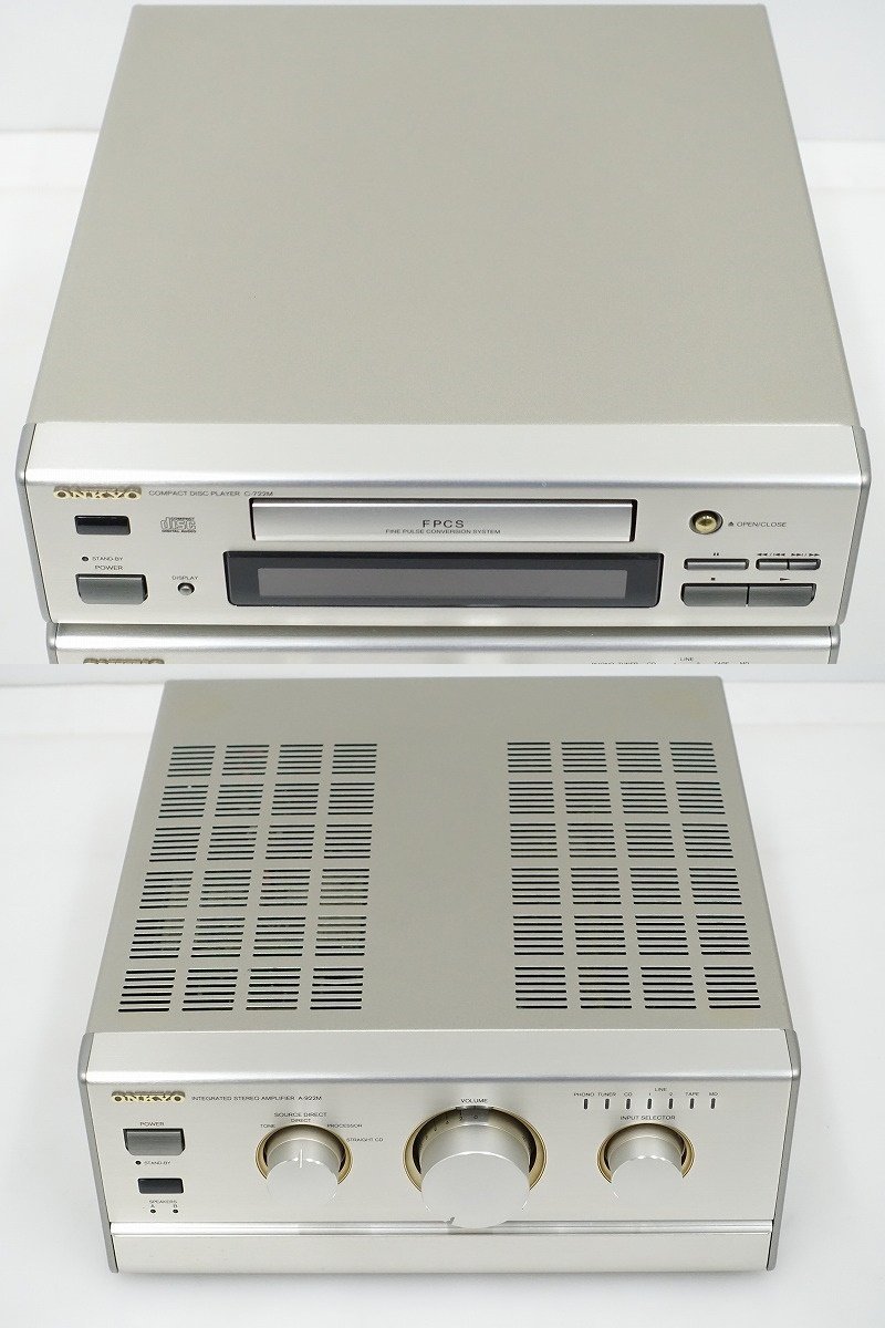 □□ONKYO T-422M/C-722M/A-922M FM/AMチューナー/CDプレーヤー
