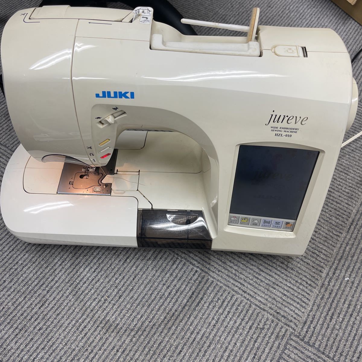 JUKI ジューキ　HZL-010 ミシン　コンピューターミシン 通電確認済み