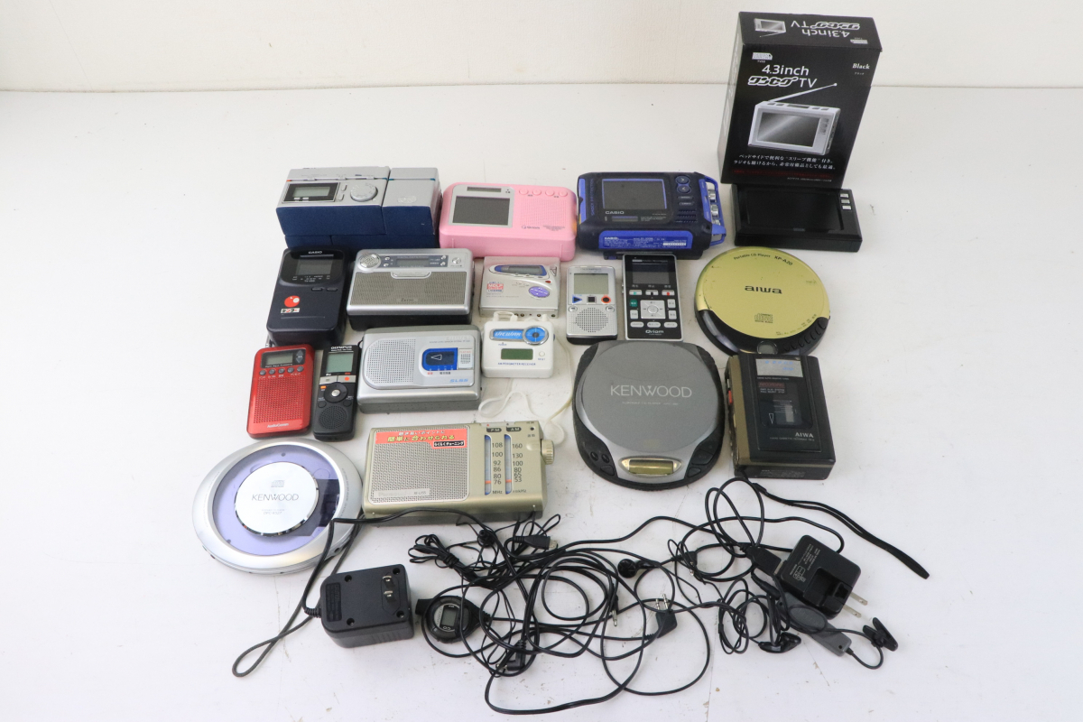 オーディオ機器 Panasonic KENWOOD など ポータブルCDプレーヤー