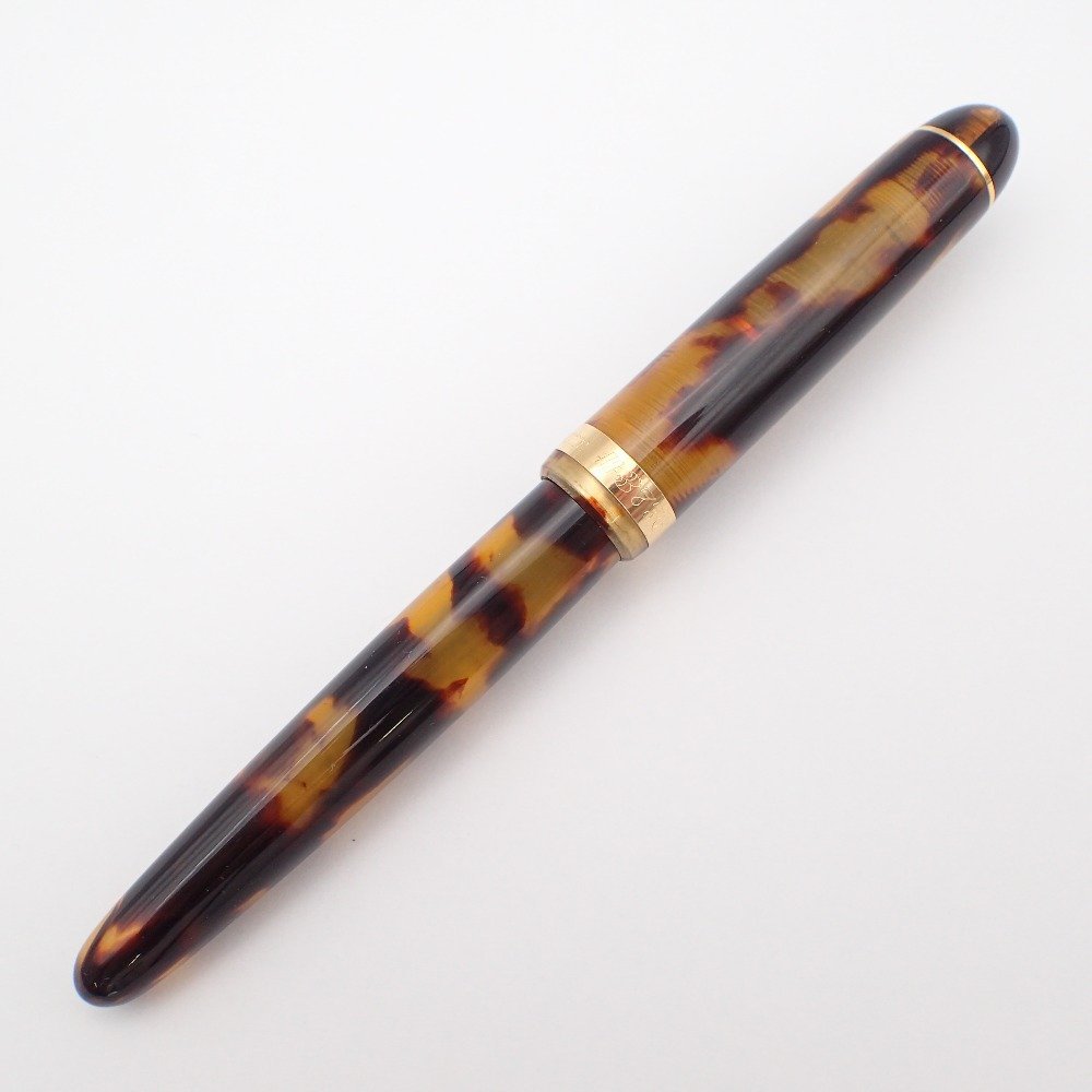 1円】PLATINUM プラチナ萬年筆 #3776 ペリカン ダミ柄 万年筆 K14 ペン