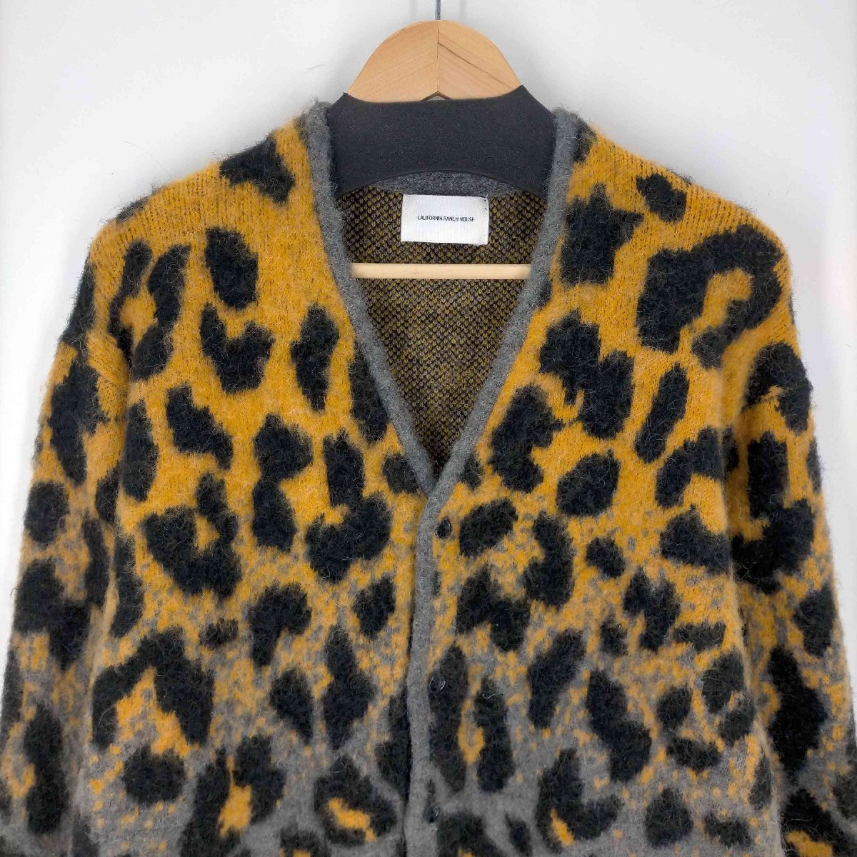 新品】CALIFORNIA RANCH HOUSE レオパードカーディガンM B.C STOCK 