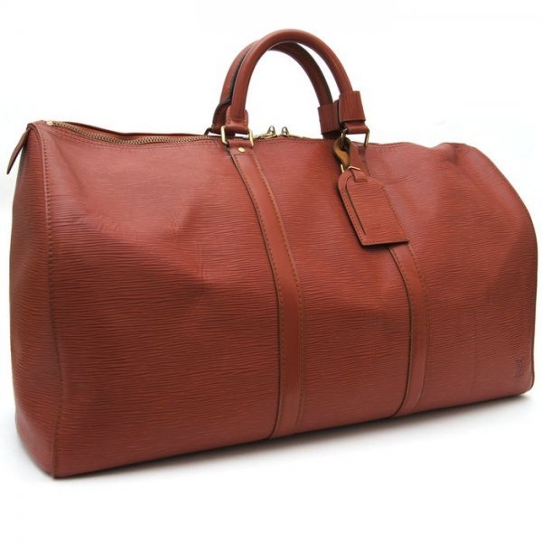 極美品】 ルイヴィトン Louis Vuitton エピ キーポル50 ケニアブラウン