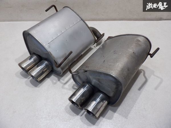 スバル純正 GVB インプレッサ WRX STI EJ20 ノーマル マフラー リアピース 左右 セット MMFG8 棚1J21