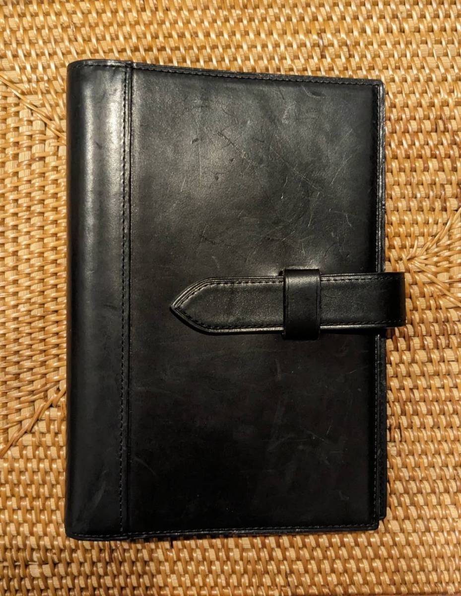 GANZO GUD システム手帳 バイブルサイズ　ブラック　美品