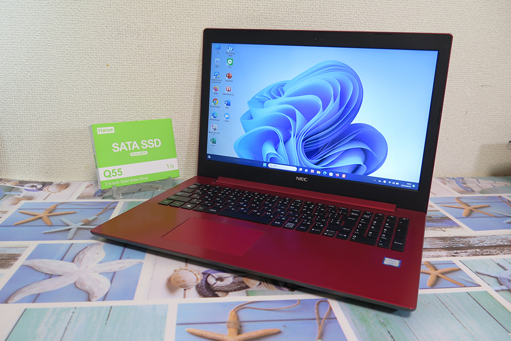 第8世代 富士通 corei7 高速SSD512＋HDD1T メモリ16 オフィス2024