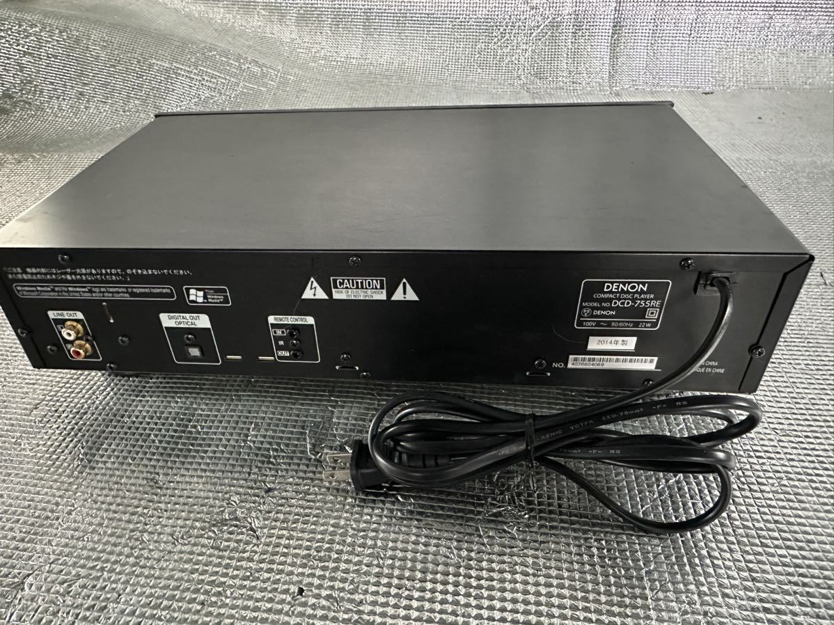 美品ジャンク★DENON DCD-755AE CDプレーヤー DENON デノン DCD-755RE CDプレーヤージャンク品 CDプレーヤー DCD