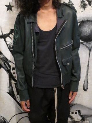 marjan pejoski マラヤンペジョスキー スカル刺繍ライダース KTZ 