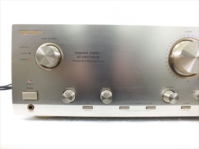 ♪ SANSUI サンスイ AU-α607NRAII アンプ 中古 現状品 230911Y7548