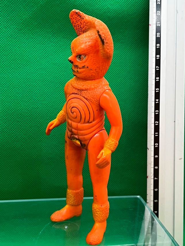 当時物　ブルマァク　ライオン丸・ムササビアン　ソフビ ブルマァク ムササビアン ミドルサイズ ライオン丸 昭和レトロ