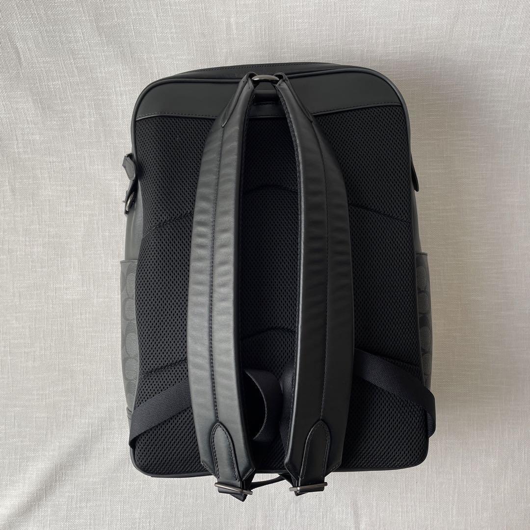 極美品!!＞□COACH コーチ グラハム シグネチャー リュック バック