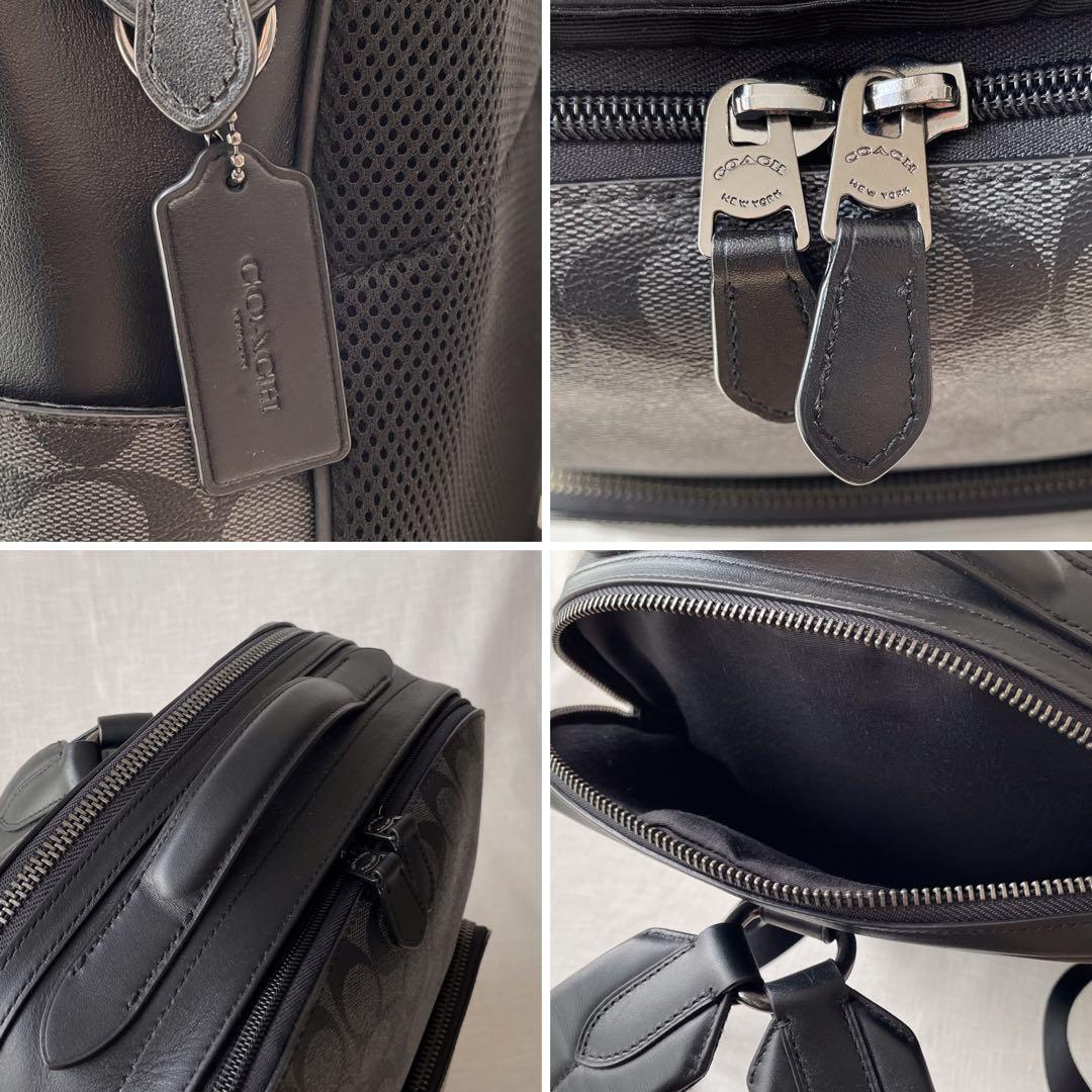 極美品!!＞□COACH コーチ グラハム シグネチャー リュック バック
