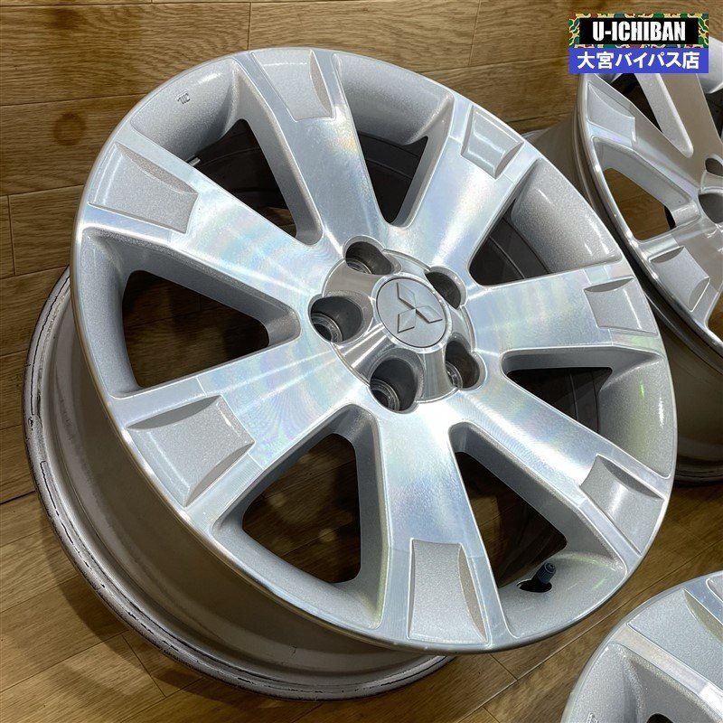 純正 +38 デリカ 18インチアルミホイール 18× 1台 良品 ミツビシ デリカD5