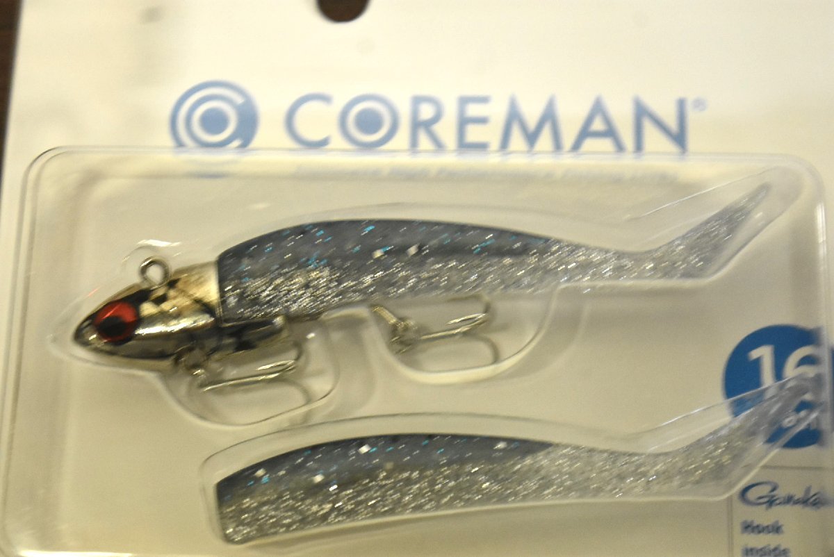 【未使用☆5点】コアマン VJ 16 スズキのエサ ワーム バイブレーションジグヘッド シーバス COREMAN アルカリシャッド がまかつ トレブル C