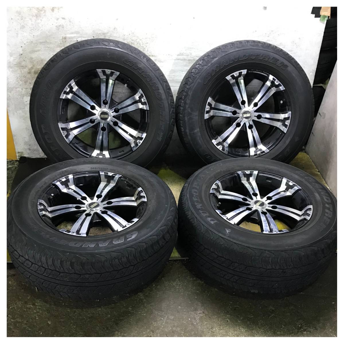 ④ DUNLOP GRANDTREK AT20 265/65R17 6分目 PCD 139.7mm