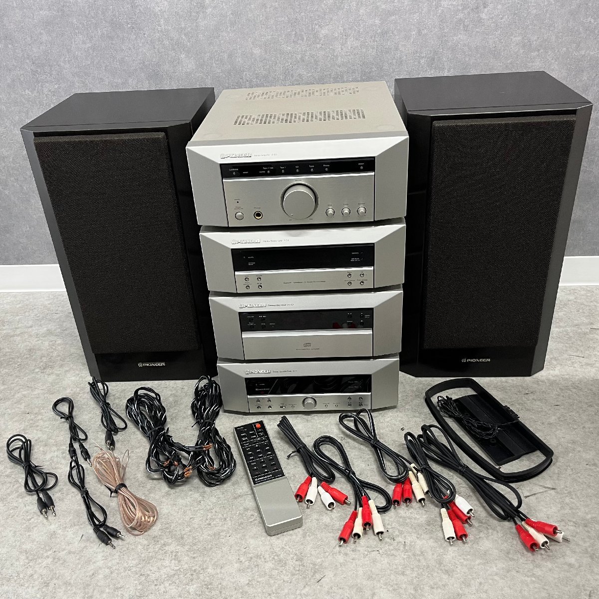 ◎J543【ジャンク】Pioneer システムコンポセット A-C3/F-C3/PD-C3/T