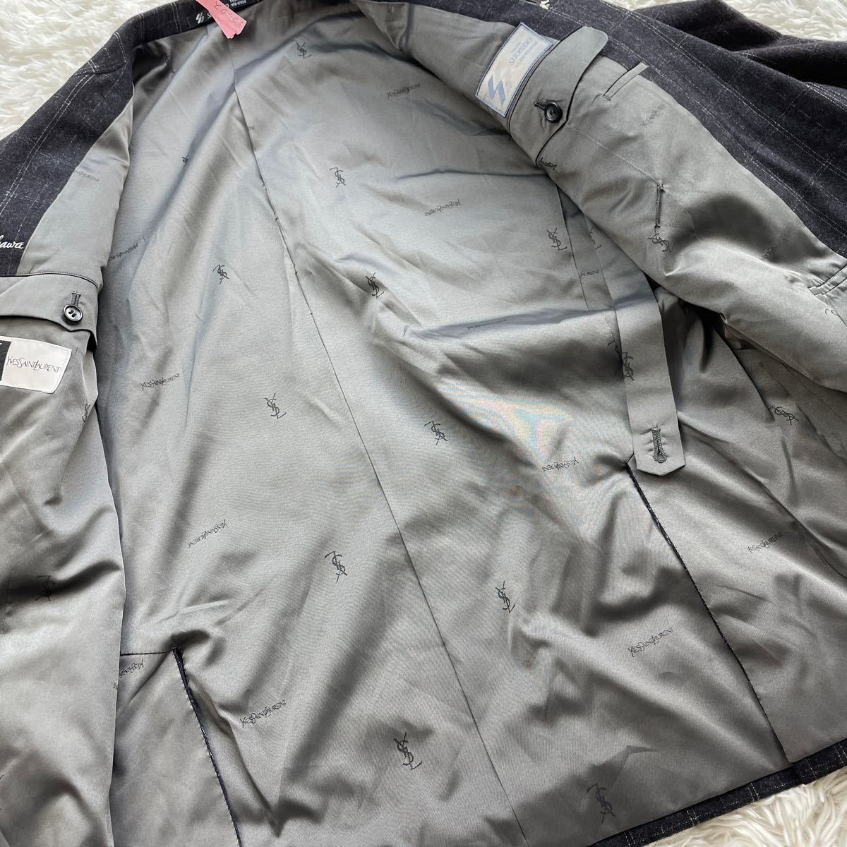 □9-407□1円□売り切り□イヴサンローラン スリーピースセットアップ 