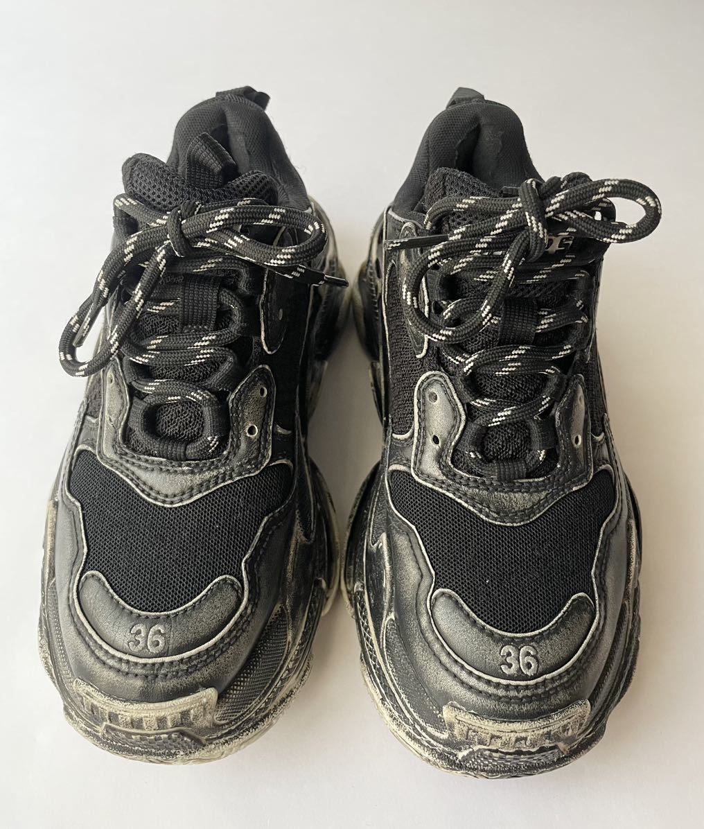 BALENCIAGA Triple S Faded Black バレンシアガ トリプルS ART NO 