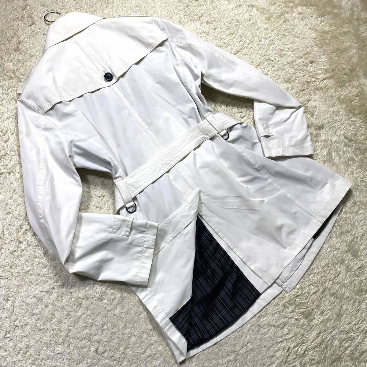 BURBERRY BLACK ノバチェック トレンチコート バーバリーブラック