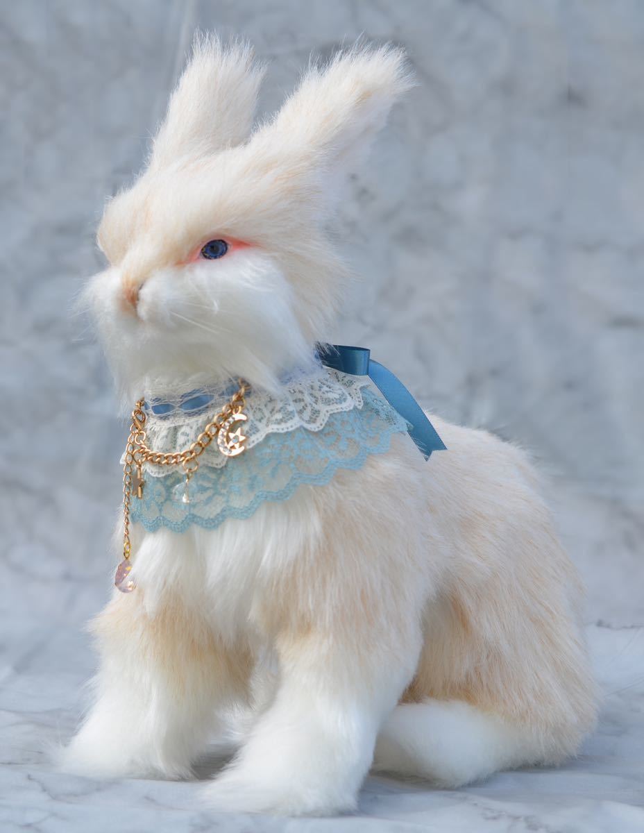 Azoth-アゾット】アートドール ハンドメイド ぬいぐるみ 玉兎のブラン
