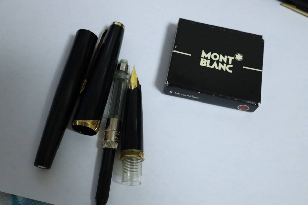 万年筆 モンブラン 0 18K １２１ MONTBLANC （極細字） 70s | 1 121のみペン先 詳細ページ - ボールペンなど高級筆記具の販売・買取 KA103052:MONTBLANC Cluster