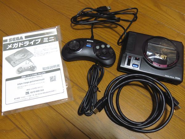 ☆SEGA☆セガ☆メガドライブミニ☆本体＋コントローラー一式 SEGA メガ