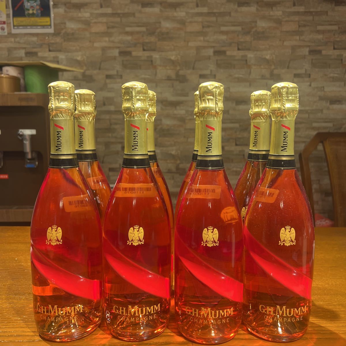 《注目》G.H.マム ロゼ 750ml 12％ シャンパン 8本セット