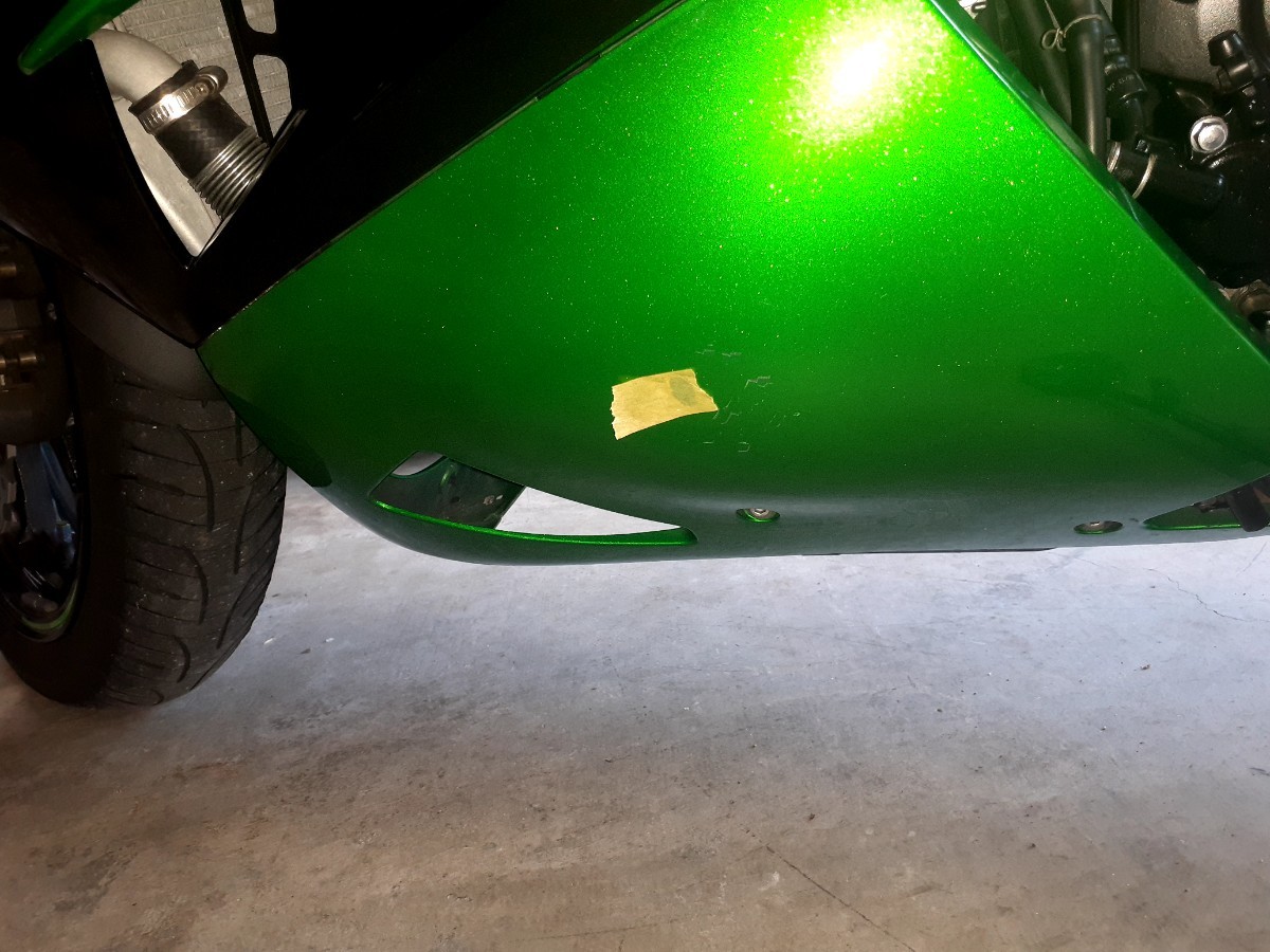 カワサキ ZX-14R ZZR1400 ZX14R ZZR-1400 純正アンダ－カウル