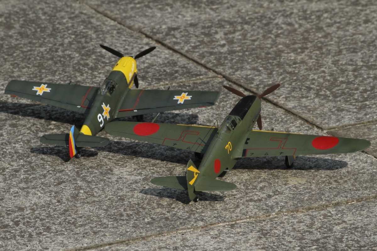 飛行機プラモデル模型完成品】ハセガワ 1/48 川崎 三式戦闘機一型丁