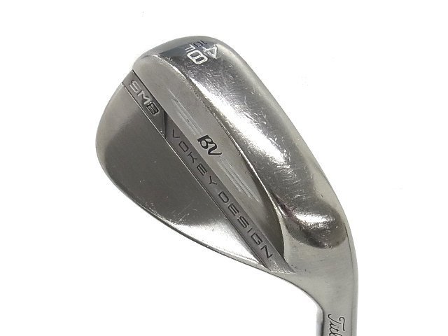 ■タイトリスト■VOKEY SPIN MILLED SM8 ブラッシュドスチール■48/10F■R■NS PRO 950GH ウェイトフロー■中古■1円～