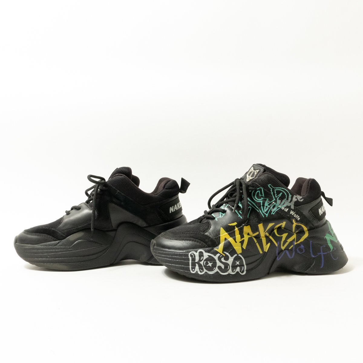 NAKED WOLFE ネイキッドウルフ Titan Black Graffiti BLACK 20FA-I  