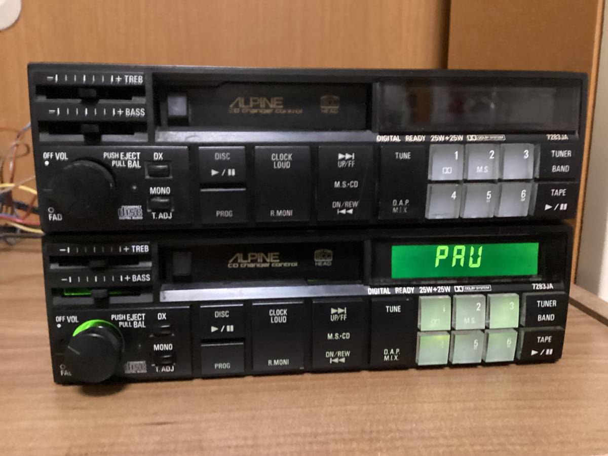 ALPINE アルパイン　コンパクトディスクプレイヤー　753A ジャンク オーディオ機器 ALPINE アルパイン コンパクトディスクプレイヤー 753A