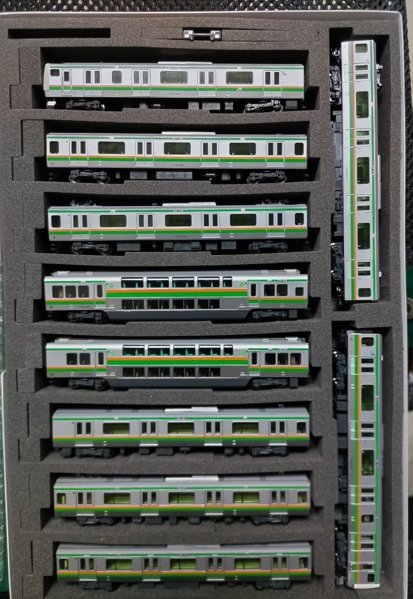 小加工品KATO E233系3000番台 E16編成 10-1267〜69 入線 Kato