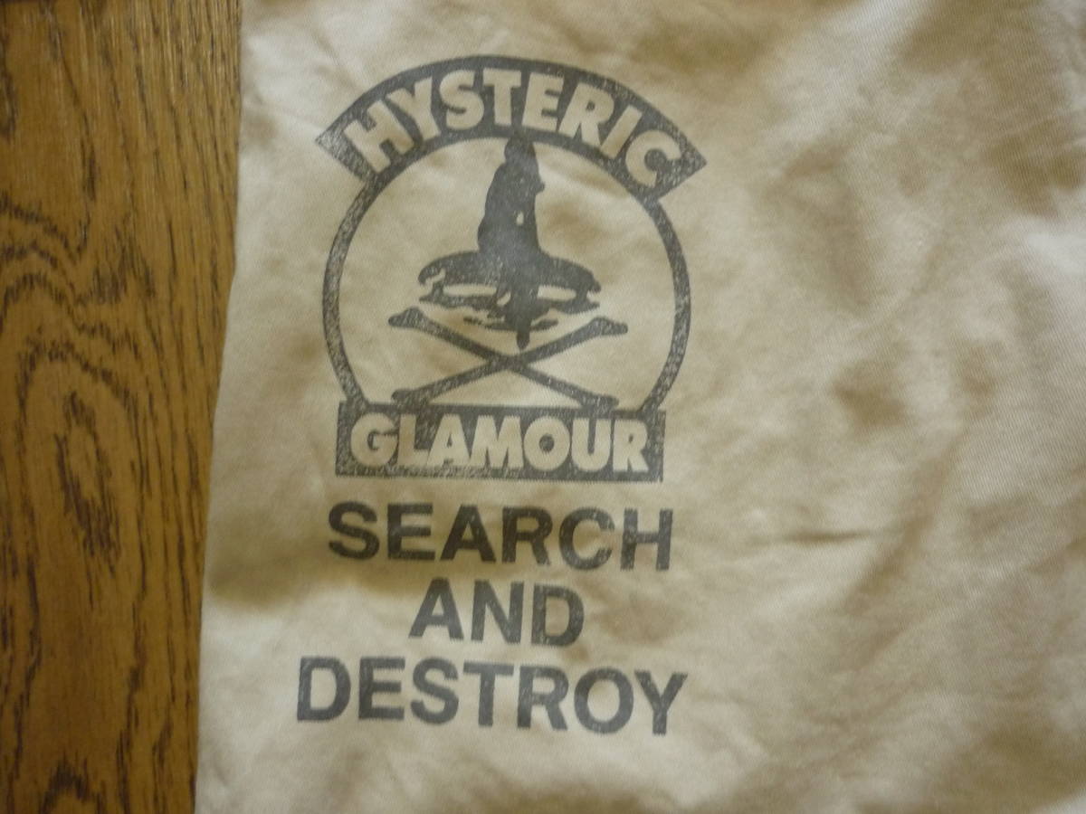 HYSTERIC GLAMOUR　ヒステリックグラマー　ダメージ加工　クロップド　チノパンツ　サイズ28　