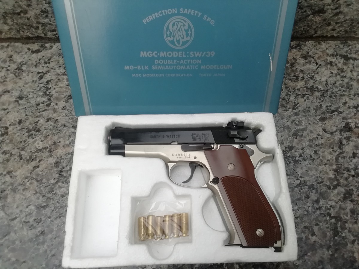 MGC S＆W M39 カスタム フレームシルバー 未発火 モデル 