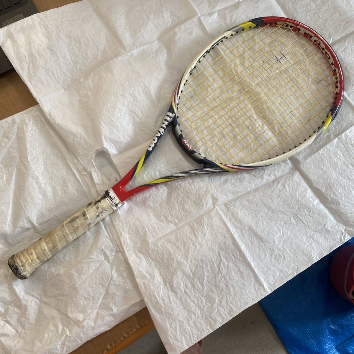 Ex-Demo Wilson Steam 100 BLX テニスラケットウィルソンTennis Racket
