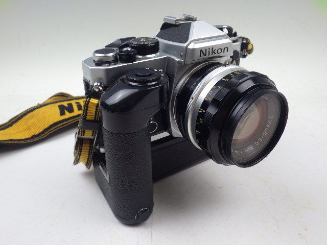 195【S.R】ニコン Nikon フィルムカメラ レンズ・モータードライブ MD