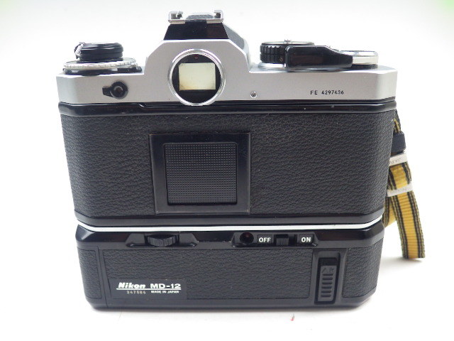 195【S.R】ニコン Nikon フィルムカメラ レンズ・モータードライブ MD