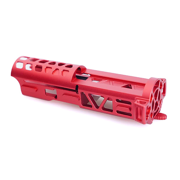 5KU ライトウェイト CNC アルミニウム ボルト セレクタースイッチセット Action Army AAP01 アサシン用 レッド