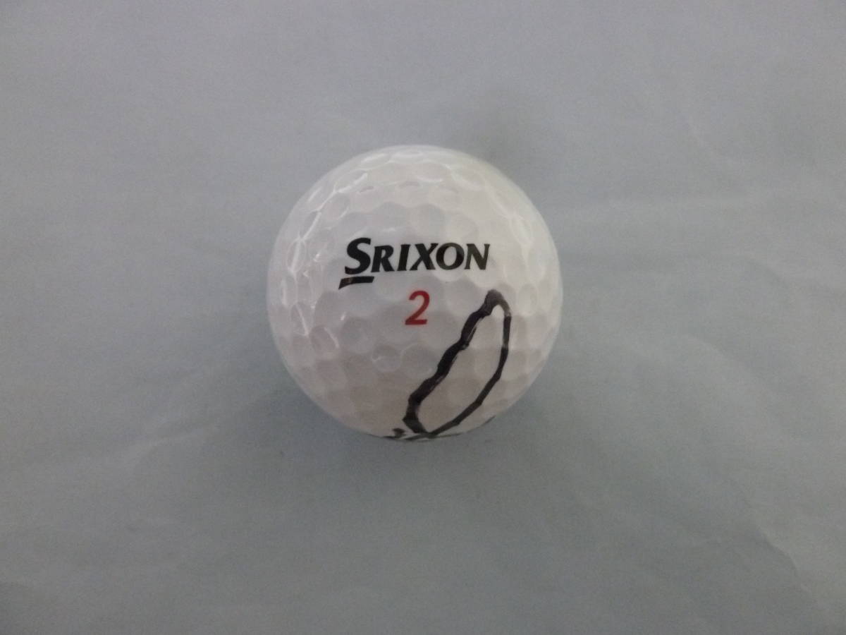 女子プロゴルフ 山田彩歩プロ 直筆サイン入りボール SRIXON製 激レア品