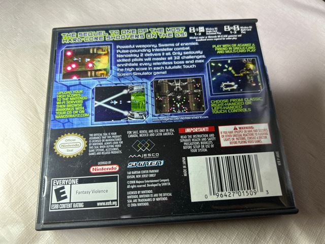 0 DS Nanostray 海外版 弾爵 ナノストレイ - Nintendo Games