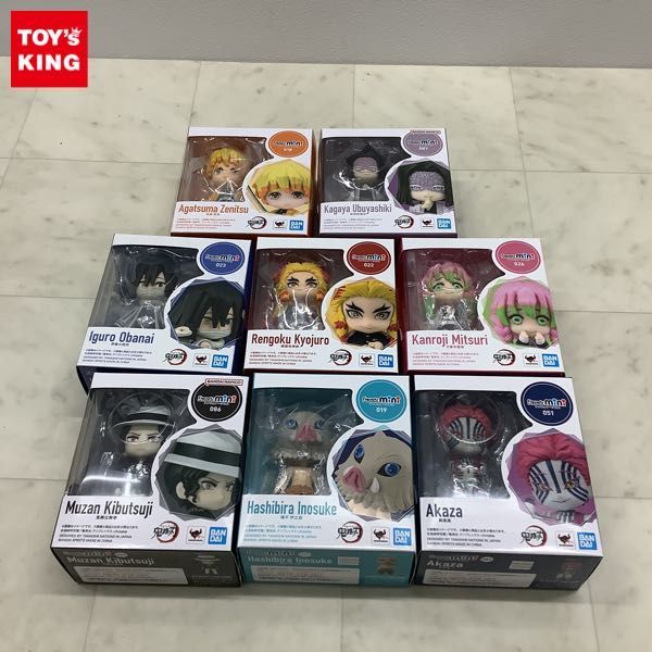 1円〜 未開封含 Figuarts mini 鬼滅の刃 022 煉獄 杏寿郎 051 猗窩座 018 我妻 善逸 他