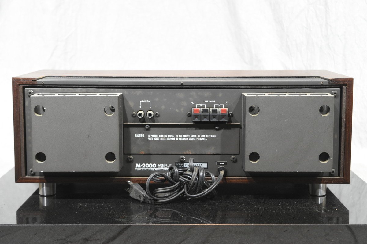 LUXMAN ラックスマン M-2000 ステレオパワーアンプ LUXMAN - ステレオ