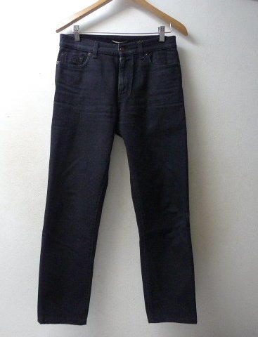 ◆国内正規 サンローランパリ Saint laurent paris 2020 ブラック デニム パンツ 644678 D26 サイズ29 黒 裾上げあり