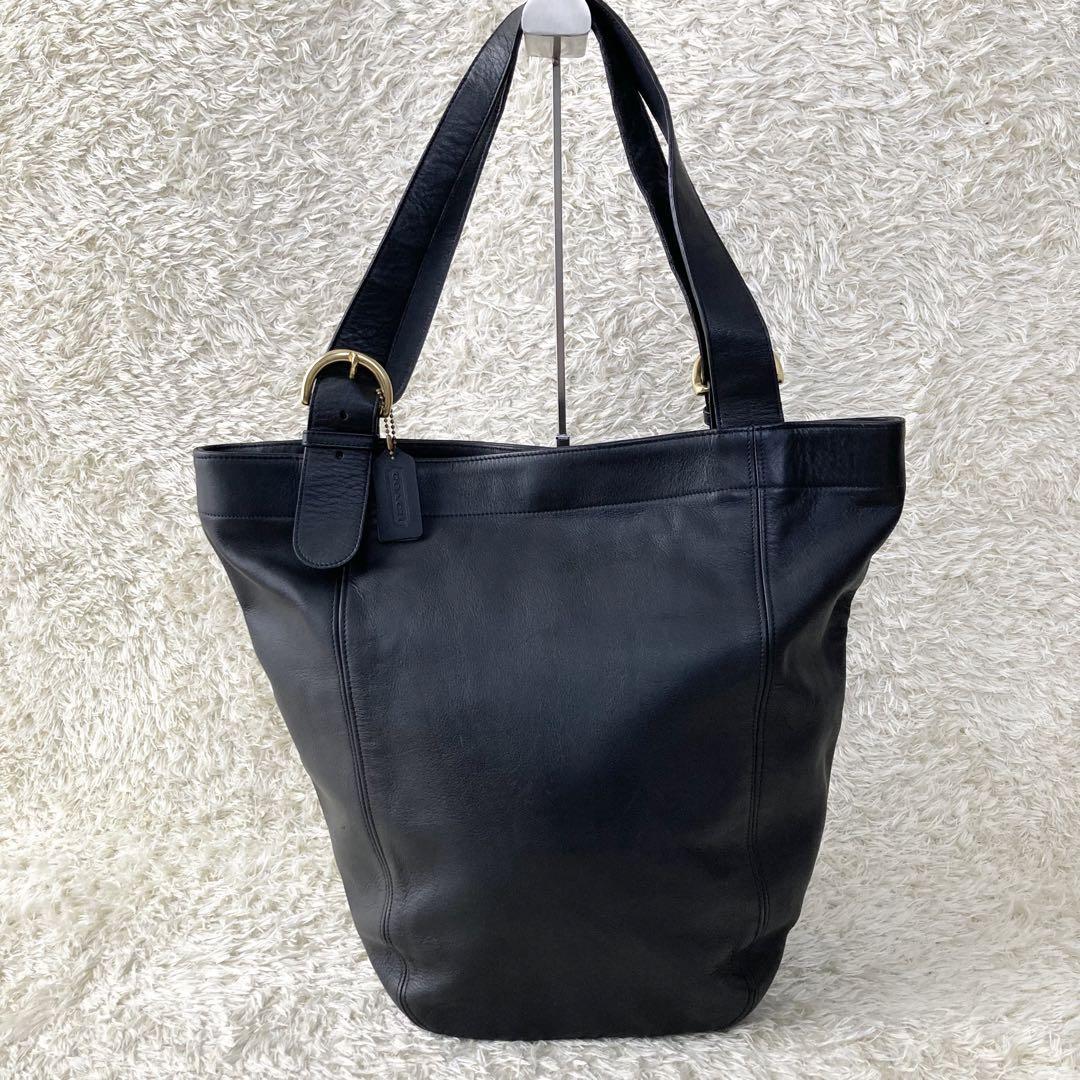 レディース 美品 COACH コーチ ショルダーバッグ ブラック オールドコーチ